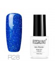 ROSALIND żel polski Nail Art 7ML Vernis półtrwały żel do przykrywania płaszcz Manicure Soak-Off UV biała butelka żel hybrydowy d