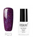 ROSALIND żel polski Nail Art 7ML Vernis półtrwały żel do przykrywania płaszcz Manicure Soak-Off UV biała butelka żel hybrydowy d