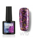 ROSALIND żelowy lakier do paznokci świeży kolor półtrwałe usuwanie lakieru w żelu UV biały Manicure nail Art hybrydowy żelowy la