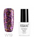ROSALIND żel polski Nail Art 7ML Vernis półtrwały żel do przykrywania płaszcz Manicure Soak-Off UV biała butelka żel hybrydowy d