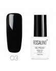 ROSALIND żel polski Nail Art 7ML Vernis półtrwały żel do przykrywania płaszcz Manicure Soak-Off UV biała butelka żel hybrydowy d