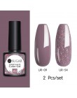 UR SUGAR 2/3/4/6 sztuk żelowy zestaw lakierów do paznokci kolor żel UV Vernish półtrwały żel do przykrywania płaszcz 7.5ml lakie