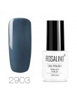 ROSALIND żelowy lakier do paznokci wszystko do Manicure 7ml lakiery hybrydowe do paznokci płaszcz podstawowy do lakier hybrydowy