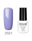 ROSALIND żel polski Nail Art 7ML Vernis półtrwały żel do przykrywania płaszcz Manicure Soak-Off UV biała butelka żel hybrydowy d