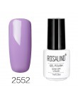ROSALIND żel polski Nail Art 7ML Vernis półtrwały żel do przykrywania płaszcz Manicure Soak-Off UV biała butelka żel hybrydowy d