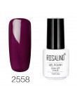 ROSALIND żel polski Nail Art 7ML Vernis półtrwały żel do przykrywania płaszcz Manicure Soak-Off UV biała butelka żel hybrydowy d