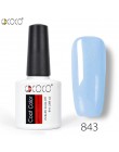 GDCOCO żel polski 8ML 50 kolorów żel UV Manicure DIY Nail Art Venalisa lakier żelowy projekt lakier Soak Off led uv żelowy lakie