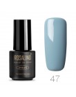 ROSALIND żel polski Nail Art 7ML Vernis półtrwały żel do przykrywania płaszcz Manicure Soak-Off UV biała butelka żel hybrydowy d