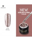SAVILAND brokatowy lakier do paznokci błyszczące cekiny 60 kolorów Sliver Gold holograficzny lakier do paznokci Uv lakier czarny