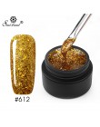 SAVILAND brokatowy lakier do paznokci błyszczące cekiny 60 kolorów Sliver Gold holograficzny lakier do paznokci Uv lakier czarny