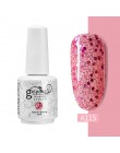 ROHWXY 15ml żelowy lakier do paznokci błyszczące cekiny led uv lakier do paznokci lakier do paznokci usuwanie lakieru żelowego ż
