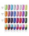 NICOLE DIARY termiczny lakier do paznokci Glitter temperatura zmiana koloru lakier na bazie wody Shinny Shimmer lakier do paznok