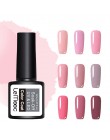 LEMOOC 8ml kolor żelowy lakier do paznokci 50 kolorów Soak Off LED UV żel kolor dyniowy lakier do paznokci długotrwały lakier do