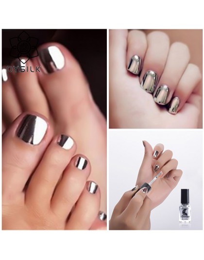 6ML lustrzany efekt metaliczny lakier do paznokci przezroczyste fioletowa róża złoty srebrny chrom lakier do paznokci do paznokc