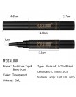 ROSALIND 5ml ołówek do polerowania paznokci trzeba utwardzić lampą UV LED Soak-Off biały kolor na lakier żelowy nal art