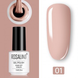 ROSALIND lakier do paznokci Vernis Semi permanentny lakier hybrydowy żel polski kolorowy żel uv Manicure podkład warstwa wierzch
