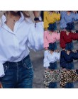 S-5XL kobiety Polka Dot popy i bluzki 2020 Celmia jesień latarnia rękaw koszule na co dzień Retro luźne przyciski kobieta Party 
