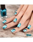 6ML lustrzany efekt metaliczny lakier do paznokci przezroczyste fioletowa róża złoty srebrny chrom lakier do paznokci do paznokc