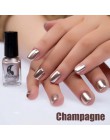 6ML lustrzany efekt metaliczny lakier do paznokci przezroczyste fioletowa róża złoty srebrny chrom lakier do paznokci do paznokc