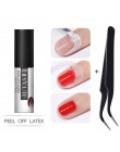 LILYCUTE 7ml przeciw zamarzaniu odkleić Nail Art lateks typu płynny skórek Protector Nail polski Nail Art lateks
