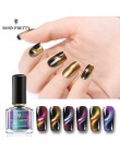 BORN PRETTY kameleon 3D Cat Eye do paznokci polski lakier magnetyczny Aurora serii 6 ml lakier magnes lakier do paznokci czarna 