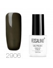ROSALIND lakier do paznokci UV kolory Vernis Semi permanentny podkład top coat żel do paznokci do Manicure lakier hybrydowy laki