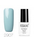 ROSALIND lakier do paznokci UV kolory Vernis Semi permanentny podkład top coat żel do paznokci do Manicure lakier hybrydowy laki