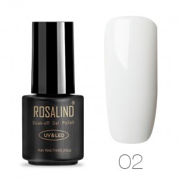 ROSALIND lakier do paznokci lakiery hybrydowe żel Vernis Semi Permanent do paznokci artystyczny manicure podkład akrylowa Poly ż