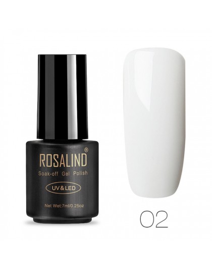ROSALIND lakier do paznokci lakiery hybrydowe żel Vernis Semi Permanent do paznokci artystyczny manicure podkład akrylowa Poly ż