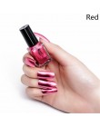 Moda lustrzany lakier do paznokci srebrny przezroczysty fioletowa róża złoty kolor 6ML długo trwały lakier do paznokci dziewczyn