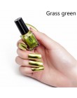 Moda lustrzany lakier do paznokci srebrny przezroczysty fioletowa róża złoty kolor 6ML długo trwały lakier do paznokci dziewczyn
