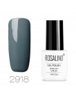 ROSALIND lakier do paznokci UV kolory Vernis Semi permanentny podkład top coat żel do paznokci do Manicure lakier hybrydowy laki