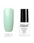 ROSALIND lakier do paznokci UV kolory Vernis Semi permanentny podkład top coat żel do paznokci do Manicure lakier hybrydowy laki