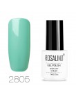 ROSALIND lakier do paznokci UV kolory Vernis Semi permanentny podkład top coat żel do paznokci do Manicure lakier hybrydowy laki