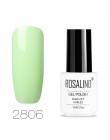 ROSALIND lakier do paznokci UV kolory Vernis Semi permanentny podkład top coat żel do paznokci do Manicure lakier hybrydowy laki