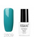 ROSALIND lakier do paznokci UV kolory Vernis Semi permanentny podkład top coat żel do paznokci do Manicure lakier hybrydowy laki