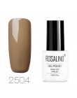ROSALIND lakier do paznokci UV kolory Vernis Semi permanentny podkład top coat żel do paznokci do Manicure lakier hybrydowy laki