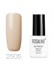 ROSALIND lakier do paznokci UV kolory Vernis Semi permanentny podkład top coat żel do paznokci do Manicure lakier hybrydowy laki