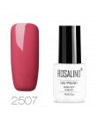 ROSALIND lakier do paznokci UV kolory Vernis Semi permanentny podkład top coat żel do paznokci do Manicure lakier hybrydowy laki
