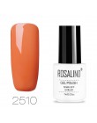 ROSALIND lakier do paznokci UV kolory Vernis Semi permanentny podkład top coat żel do paznokci do Manicure lakier hybrydowy laki