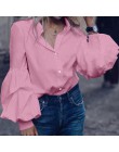 S-5XL kobiety Polka Dot popy i bluzki 2020 Celmia jesień latarnia rękaw koszule na co dzień Retro luźne przyciski kobieta Party 