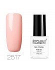 ROSALIND lakier do paznokci UV kolory Vernis Semi permanentny podkład top coat żel do paznokci do Manicure lakier hybrydowy laki