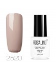 ROSALIND lakier do paznokci UV kolory Vernis Semi permanentny podkład top coat żel do paznokci do Manicure lakier hybrydowy laki