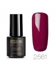 ROSALIND lakier do paznokci lakiery hybrydowe żel Vernis Semi Permanent do paznokci artystyczny manicure podkład akrylowa Poly ż