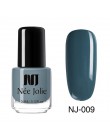 NEE JOLIE lakier do paznokci 68 kolorów Glimmer perłowy połysk lakier do paznokci kawa szara seria Glitter Nails lakier dekoracj