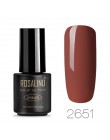 ROSALIND lakier do paznokci lakiery hybrydowe żel Vernis Semi Permanent do paznokci artystyczny manicure podkład akrylowa Poly ż