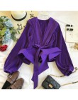 Neploe Ruched plisowane falbany Blusa Sashes Vintage Grace kobiety bluzka 2020 wiosenny i jesienny nowy moda elegancka koszulka 