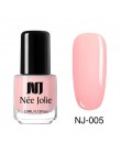 NEE JOLIE 3.5ml Nude Candy kolorowy żelowy lakier do paznokci półprzezroczysty lakier do paznokci różowy połysk Shimmer wzór na 