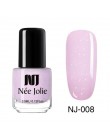 NEE JOLIE 3.5ml Nude Candy kolorowy żelowy lakier do paznokci półprzezroczysty lakier do paznokci różowy połysk Shimmer wzór na 