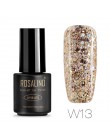 ROSALIND 7ML żelowy lakier do paznokci diamentowy brokat żel W01-29 żelowy lakier do paznokci Nail Art UV i LED Soak-Off Glitter